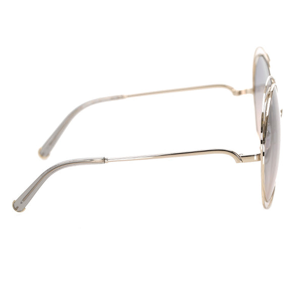 クロエ シルバー メタル サングラス ユニセックス Chloe 中古