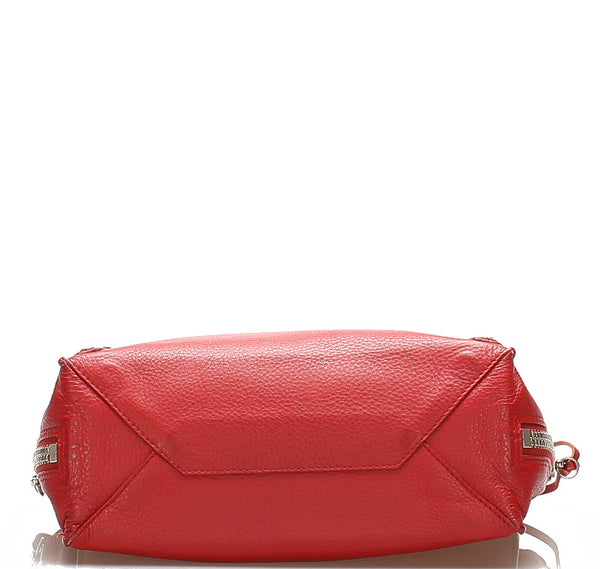 バレンシアガ 370926 レッド レザー ハンドバッグ レディース BALENCIAGA 中古