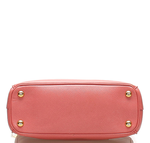 プラダ ピンク サフィアーノ ハンドバッグ レディース PRADA 中古