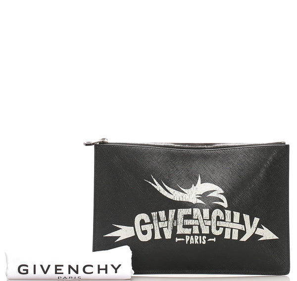 ジバンシー ブラック レザー ハンドバッグ ユニセックス Givenchy 中古