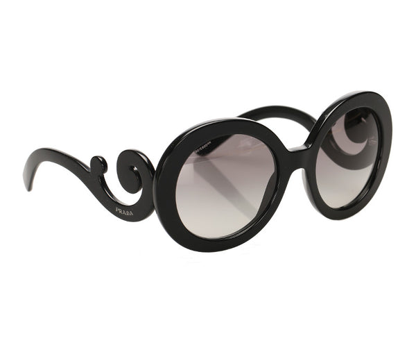 プラダ ブラック プラスチック サングラス ユニセックス PRADA 中古