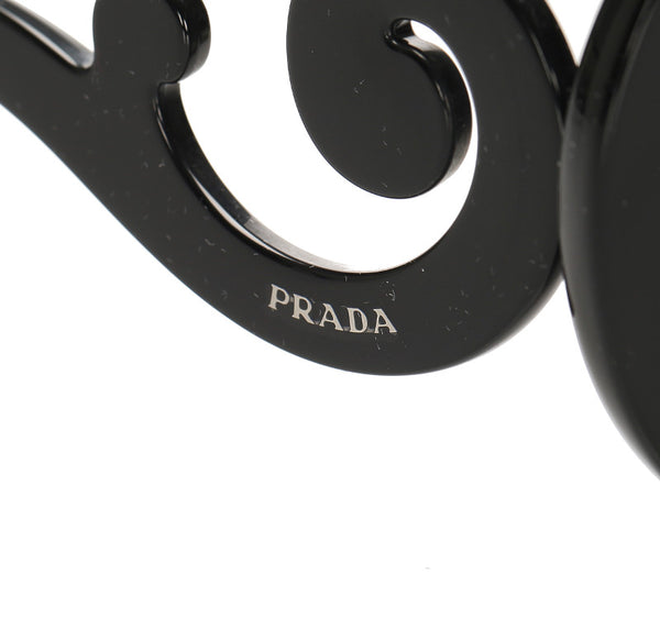 プラダ ブラック プラスチック サングラス ユニセックス PRADA 中古