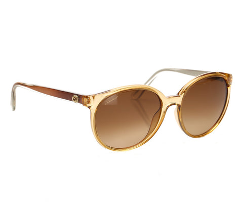 グッチ ブラウン プラスチック サングラス ユニセックス GUCCI 中古