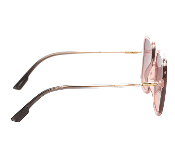 クリスチャンディオール ピンク プラスチック サングラス ユニセックス Christian Dior 中古