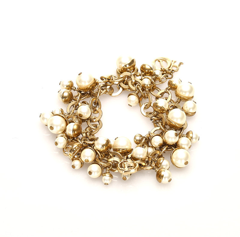 クリスチャンディオール ゴールド メッキ アンクレット レディース Christian Dior 中古