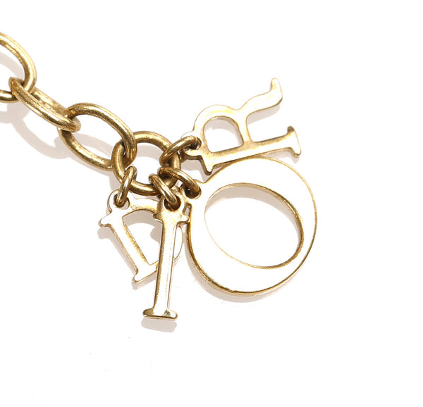 クリスチャンディオール ゴールド メッキ アンクレット レディース Christian Dior 中古