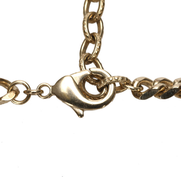 シャネル シルバー メタル ココマーク ネックレス レディース CHANEL 中古