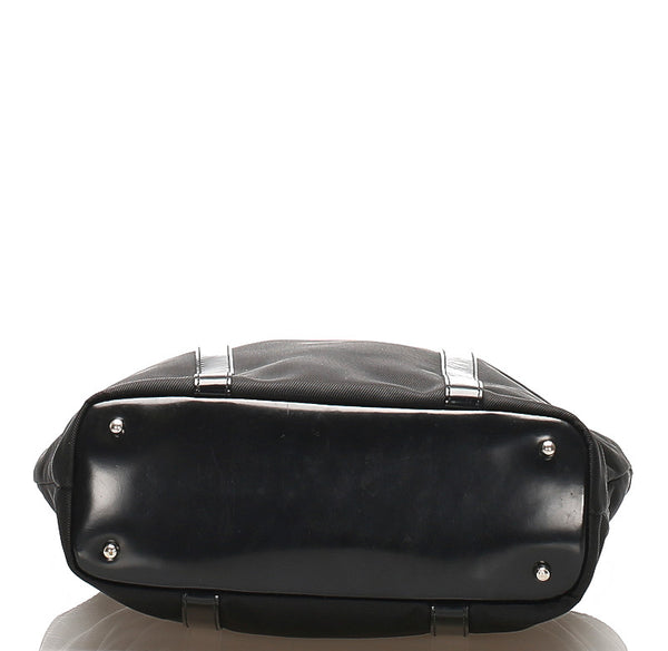 グッチ バンブー 000.1998 ブラック ナイロン トートバッグ レディース GUCCI 中古