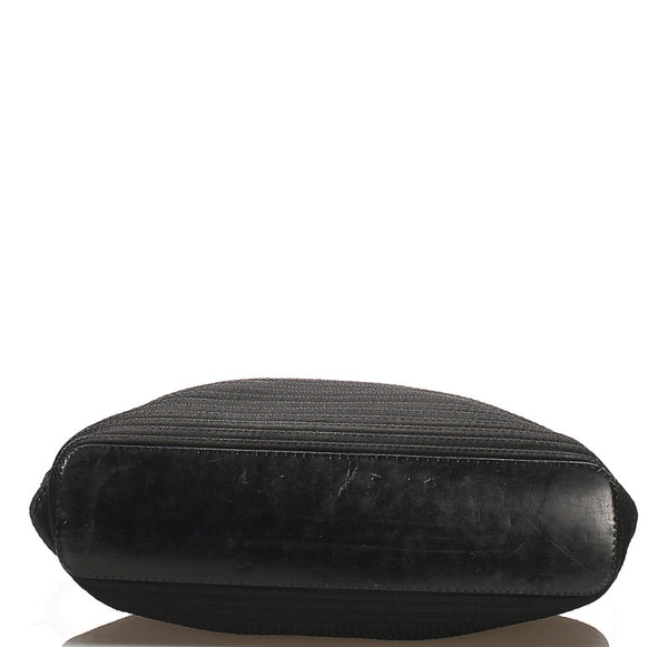 グッチ バンブー 002・1364・0439 ブラック キャンバス レザー ハンドバッグ ショルダーバッグ 2WAY レディース GUCCI 中古