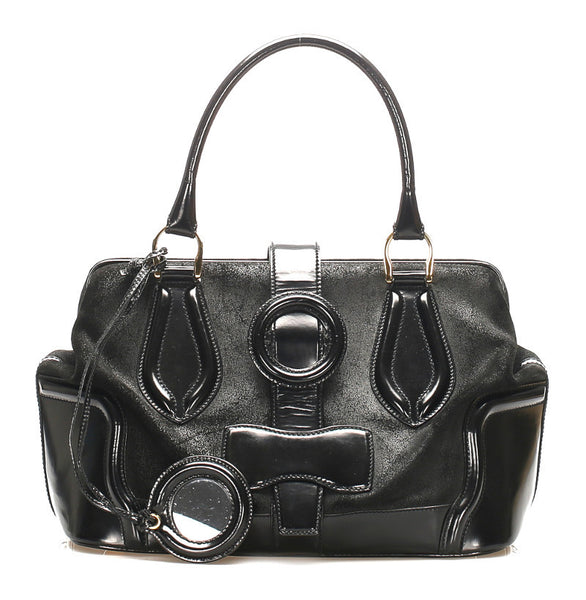 バレンシアガ 163527 ブラック スウェード レザー ショルダーバッグ レディース BALENCIAGA 【中古】