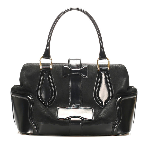 バレンシアガ 163527 ブラック スウェード レザー ショルダーバッグ レディース BALENCIAGA 【中古】