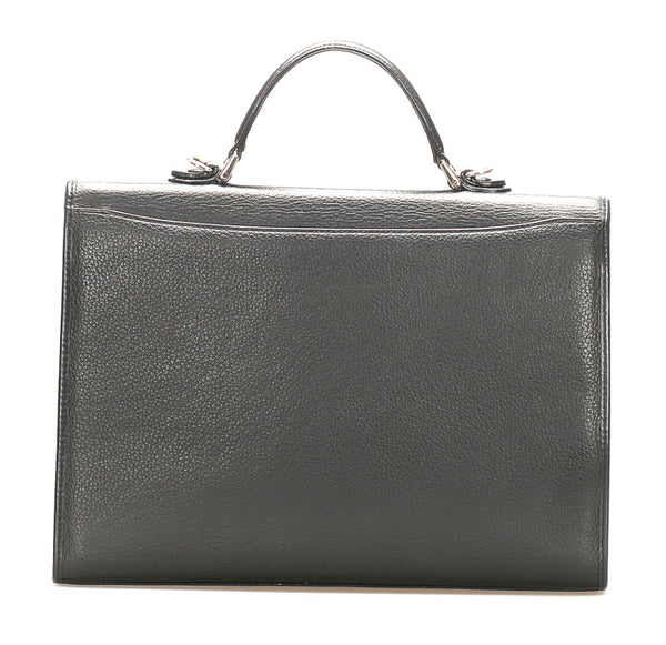 バーバリー ブラック レザー ハンドバッグ ショルダーバッグ 2WAY メンズ BURBERRY 中古