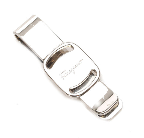 サルヴァトーレフェラガモ シルバー メタル マネークリップ ユニセックス Salvatore Ferragamo 中古