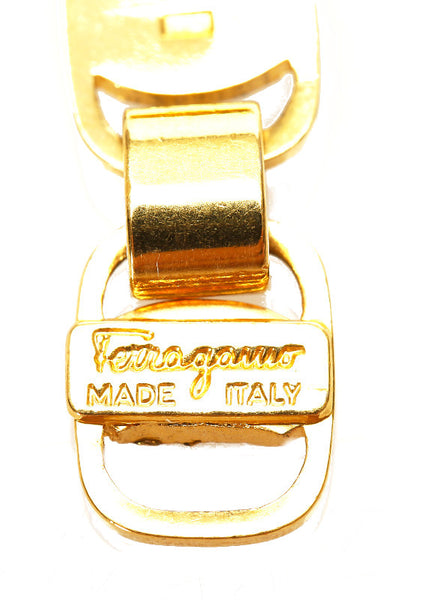サルヴァトーレフェラガモ ゴールド メッキ ブレスレット レディース Salvatore Ferragamo 中古
