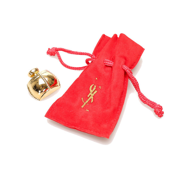 サンローラン ゴールド メッキ ブローチ レディース SAINT LAURENT 中古