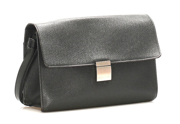 ルイ ヴィトン タイガ セレンガアルドワーズ M30782 ブラック レザー ビジネスバッグ メンズ LOUIS VUITTON 中古