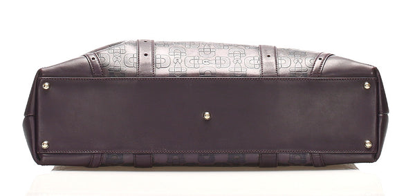 グッチ ホースビット 145769 パープル レザー トートバッグ レディース GUCCI 中古