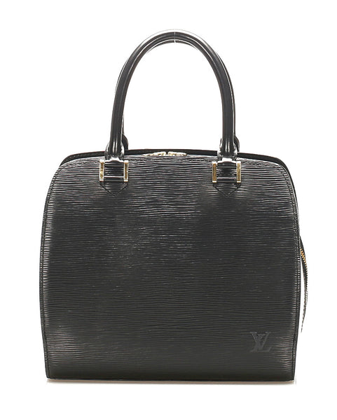ルイ ヴィトン エピ ポンヌフ M52052 ブラック レザー ハンドバッグ レディース LOUIS VUITTON 中古