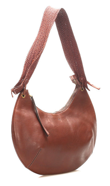 グッチ 106292 ブラウン レザー 肩掛け ショルダーバッグ レディース GUCCI 中古