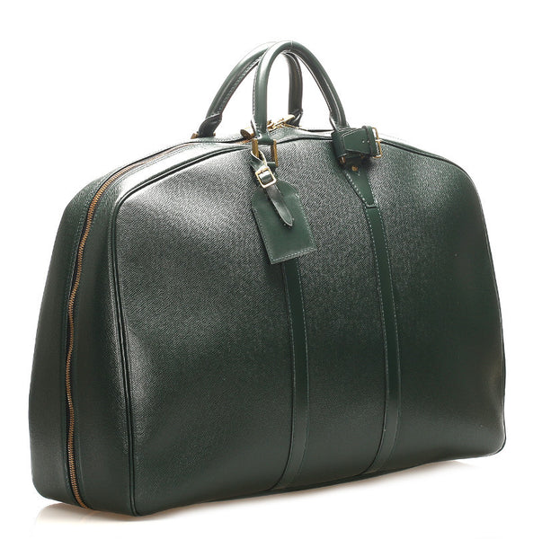 ルイ ヴィトン タイガ エランガアンポッシュ M30104  グリーン レザー ボストンバッグ メンズ LOUIS VUITTON 中古