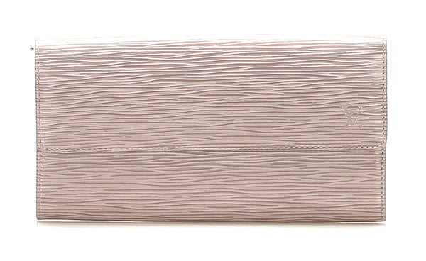 ルイ ヴィトン エピ ポルトフォイユサラ M6359D ベージュ レザー 長財布 レディース LOUIS VUITTON 中古