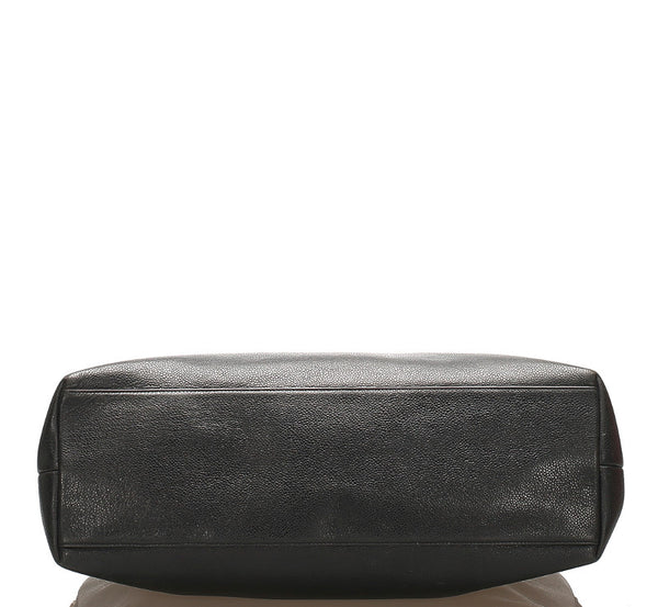 シャネル ココマーク ブラック キャビアスキン チェーン ショルダーバッグ レディース CHANEL 中古