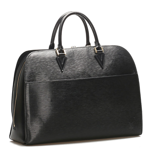ルイ ヴィトン エピ ソルボンヌ M54512 ブラック レザー ビジネスバッグ メンズ LOUIS VUITTON 中古