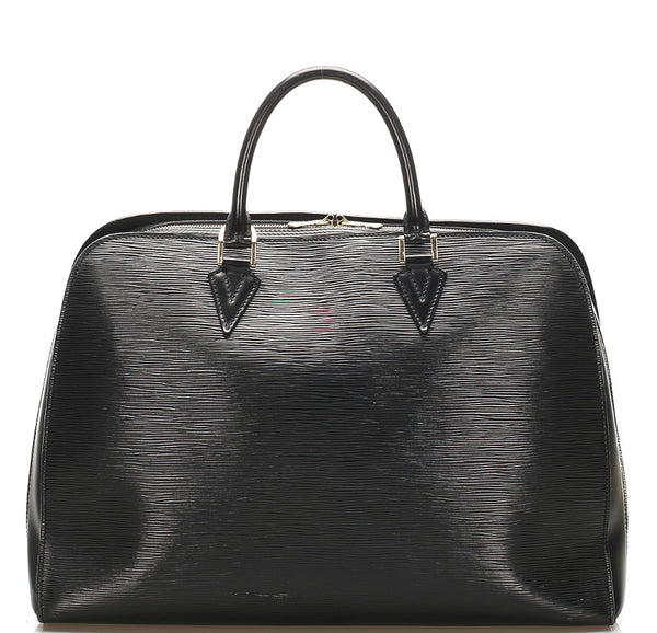 ルイ ヴィトン エピ ソルボンヌ M54512 ブラック レザー ビジネスバッグ メンズ LOUIS VUITTON 中古