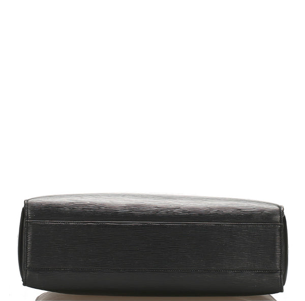 ルイ ヴィトン エピ ソルボンヌ M54512 ブラック レザー ビジネスバッグ メンズ LOUIS VUITTON 中古