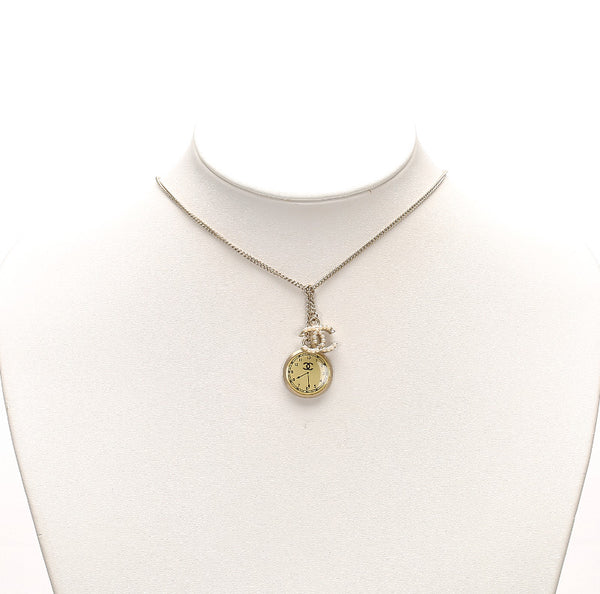 シャネル シルバー メタル ネックレス レディース CHANEL 中古