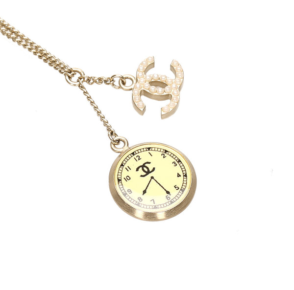 シャネル シルバー メタル ネックレス レディース CHANEL 中古