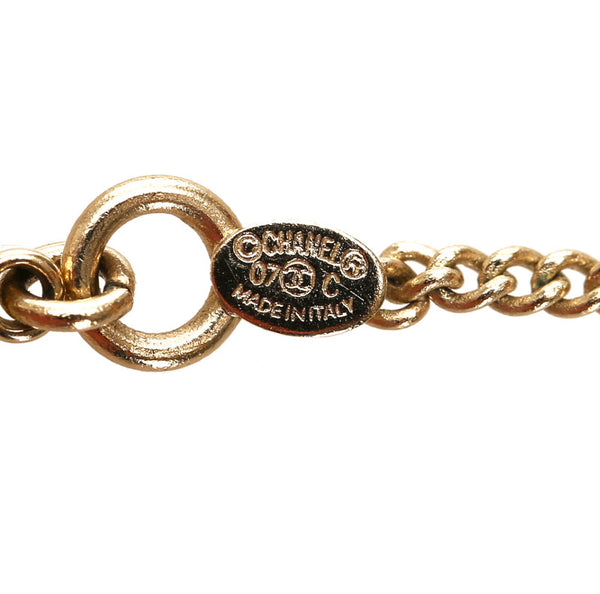 シャネル シルバー メタル ネックレス レディース CHANEL 中古