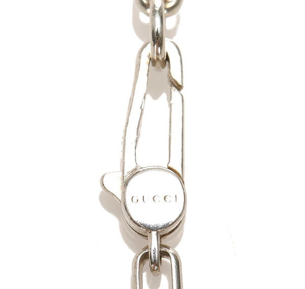 グッチ シルバー シルバー925 インターロッキング ネックレス ユニセックス GUCCI 中古