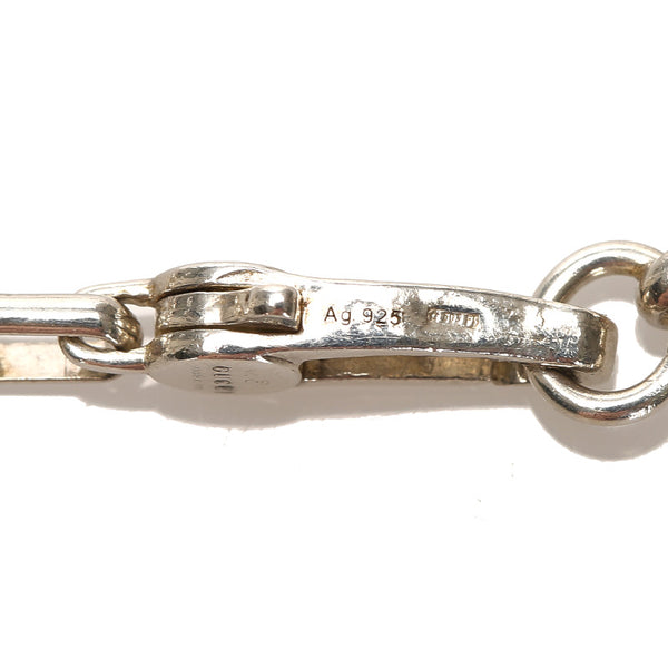 グッチ シルバー シルバー925 インターロッキング ネックレス ユニセックス GUCCI 中古