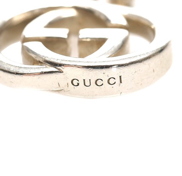 グッチ シルバー シルバー925 インターロッキング ネックレス ユニセックス GUCCI 中古