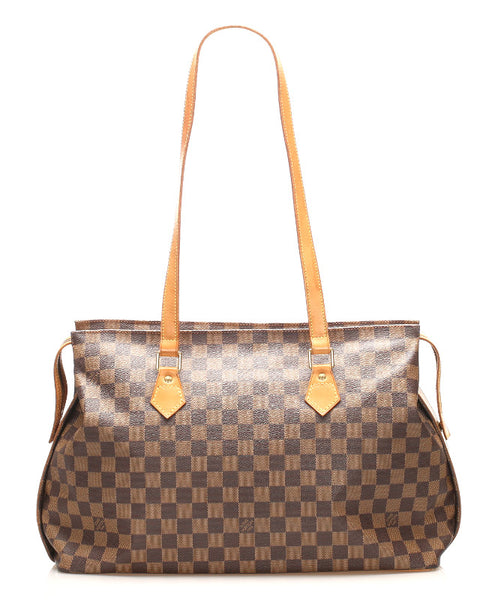 ルイ ヴィトン ダミエ コロンビーヌ M99037  ブラウン PVC レザー ショルダーバッグ トートバッグ レディース LOUIS VUITTON 中古
