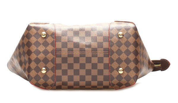ルイ ヴィトン ダミエ カサイ N41548 ブラウン PVC レザー トートバッグ レディース LOUIS VUITTON 中古