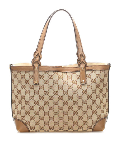 グッチ GGキャンバス 269878 ベージュ キャンバス レザー ショルダーバッグ トートバッグ レディース GUCCI 中古