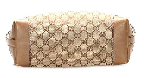 グッチ GGキャンバス 269878 ベージュ キャンバス レザー ショルダーバッグ トートバッグ レディース GUCCI 中古
