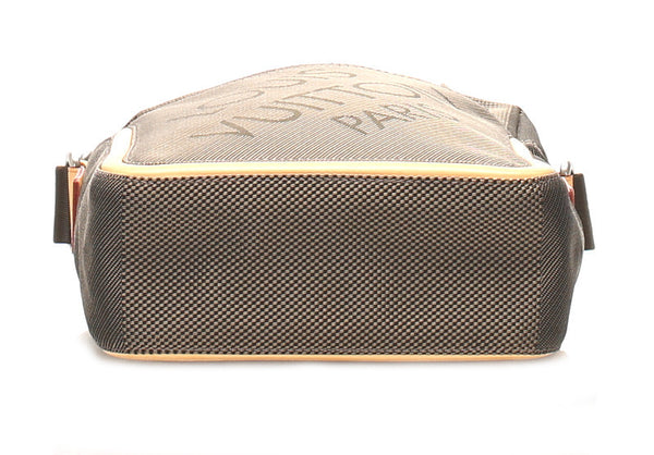 ルイ ヴィトン ダミエ ジェアン シタダン M93224  カーキ キャンバス レザー 斜め掛け ショルダーバッグ ユニセックス LOUIS VUITTON SP1026刻印 中古