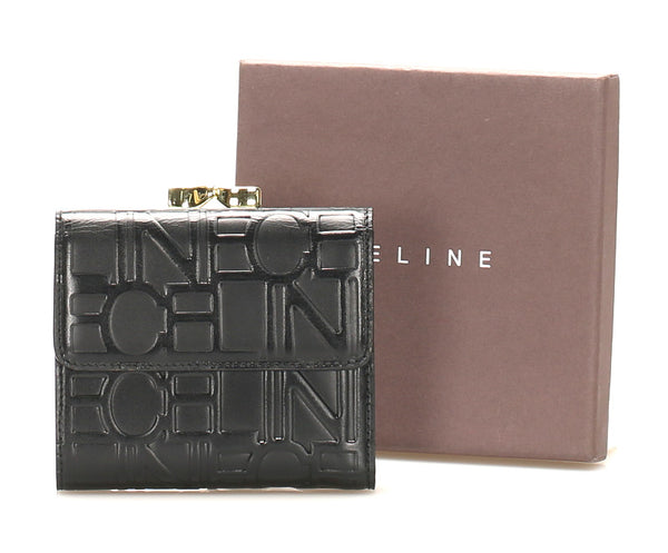 セリーヌ ブラック レザー コインケース レディース CELINE 中古