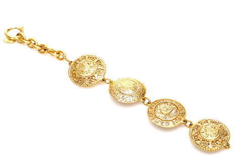 シャネル ゴールド メッキ ブレスレット レディース CHANEL 中古