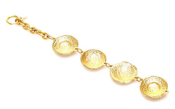 シャネル ゴールド メッキ ブレスレット レディース CHANEL 中古