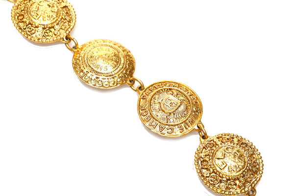 シャネル ゴールド メッキ ブレスレット レディース CHANEL 中古