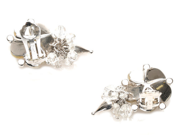 クリスチャンディオール シルバー メタル ネックレス レディース Christian Dior 中古