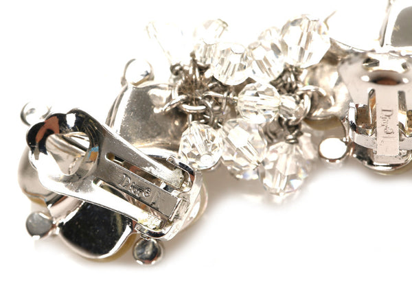 クリスチャンディオール シルバー メタル ネックレス レディース Christian Dior 中古