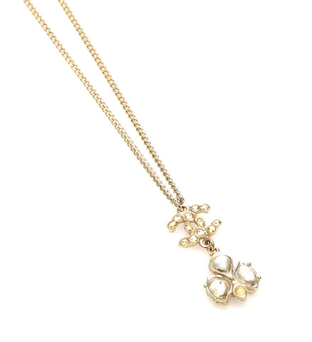 シャネル ゴールド メッキ ココマーク ネックレス レディース CHANEL 中古