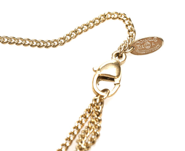 シャネル ゴールド メッキ ココマーク ネックレス レディース CHANEL 中古