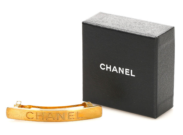 シャネル ゴールド メッキ バレッタ ヘアアクセサリー レディース CHANEL 中古