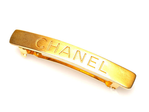シャネル ゴールド メッキ バレッタ ヘアアクセサリー レディース CHANEL 中古